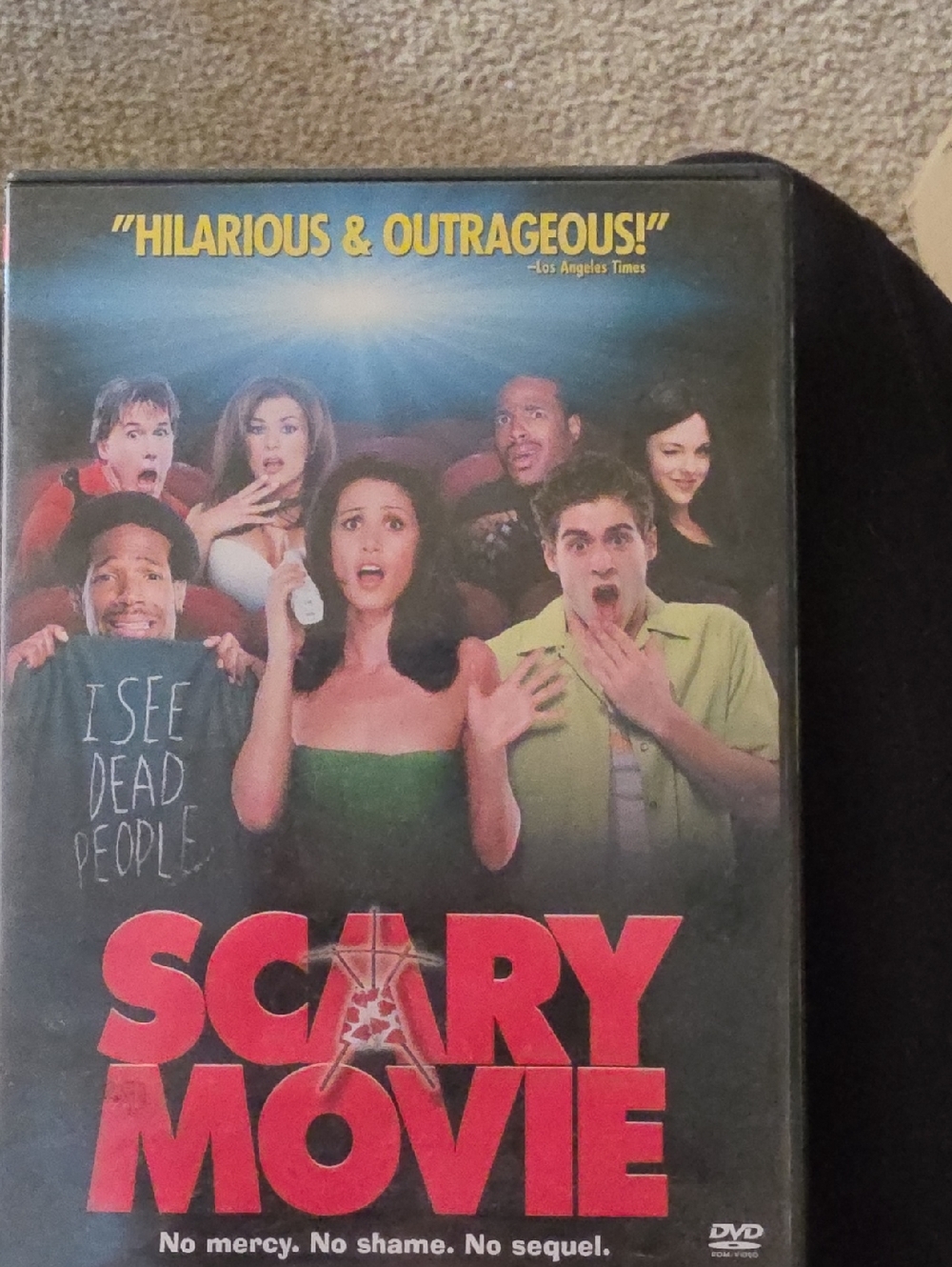 Scary Movie DVD - Red Title with Black Case